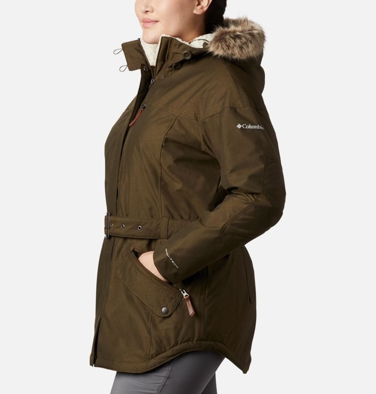 Women's Columbia Carson Pass II Jackets Dark Brown | Plus Size CA-F4830